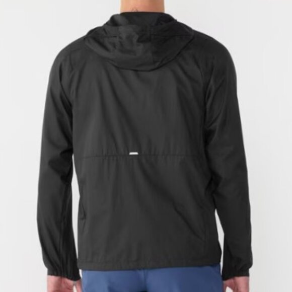 REI Men's Medium Black Windshell Lightweight Packable Hiking Athleisure Jacket - Picture 6 of 6